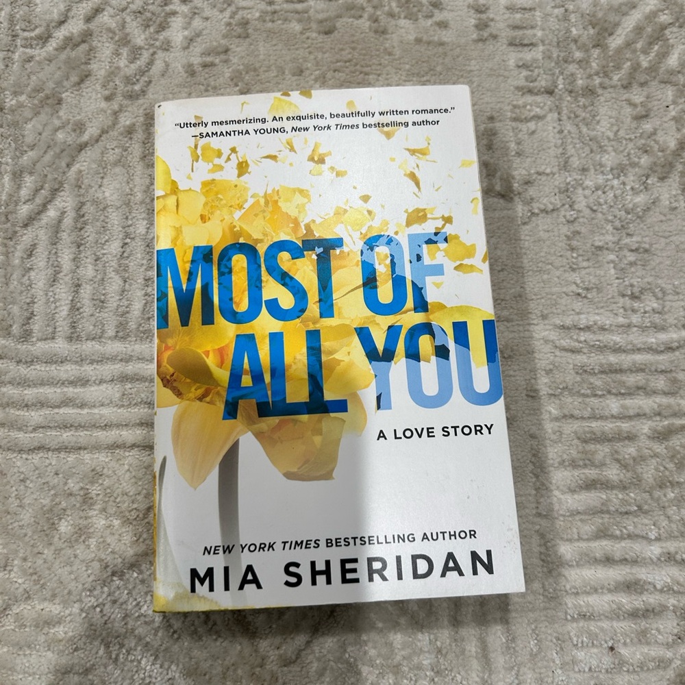 Most of All You Book by Mia Sheridan